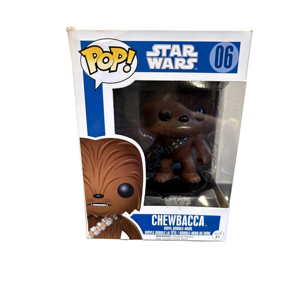 Funko Pop Star Wars: Chewbacca Series 1 #06 Vinyl Retired Vaulted Blue Box